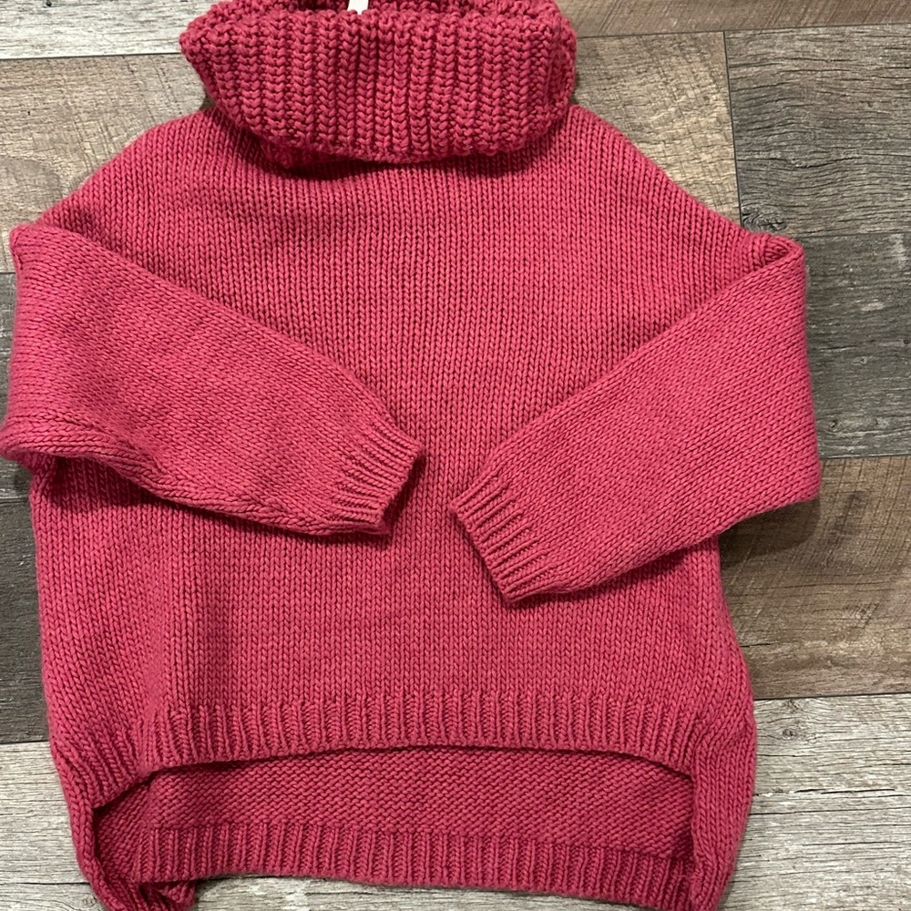 Cozy pink Turtleneck Sweater
